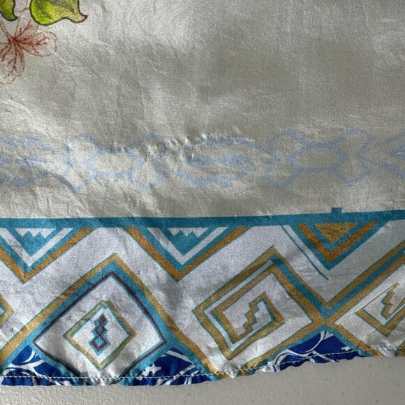 3J Workshop Johnny Was Tunic Top XS Blue Floral Butterflies - Picture 10 of 12